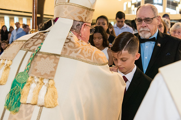 Confirmations at St. Vincent de Paul, Wildwood 1081