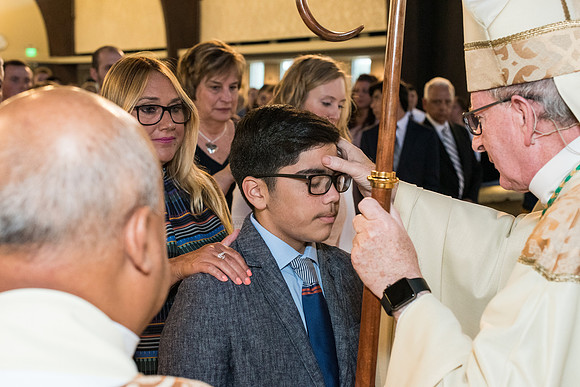 Confirmations at St. Vincent de Paul, Wildwood 1189