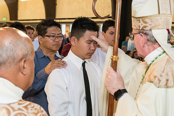 Confirmations at St. Vincent de Paul, Wildwood 1214