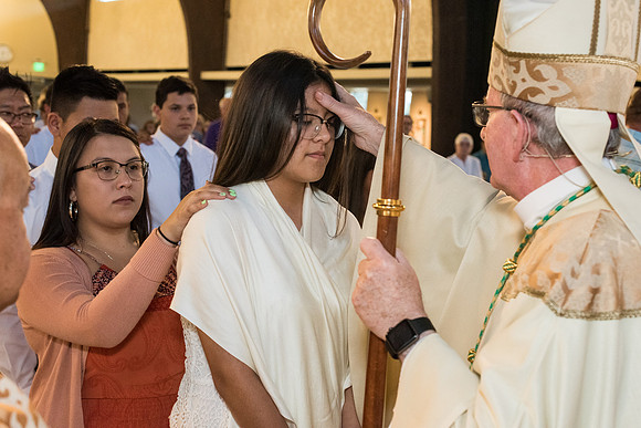 Confirmations at St. Vincent de Paul, Wildwood 1212