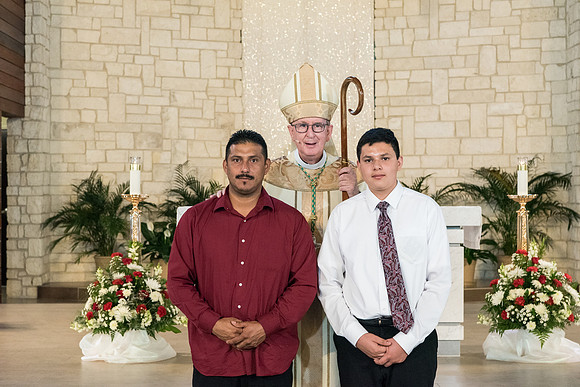 Confirmations at St. Vincent de Paul, Wildwood 1130