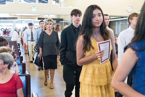 Confirmations at St. Vincent de Paul, Wildwood 1009