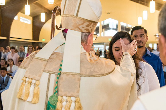 Confirmations at St. Vincent de Paul, Wildwood 1096