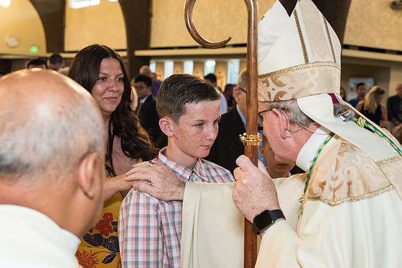 Confirmations at St. Vincent de Paul, Wildwood 1203
