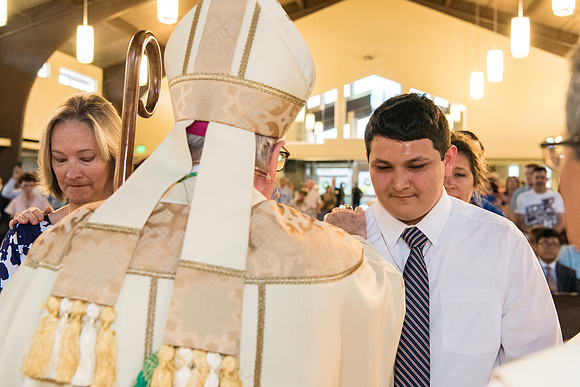 Confirmations at St. Vincent de Paul, Wildwood 1095