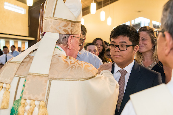 Confirmations at St. Vincent de Paul, Wildwood 1077