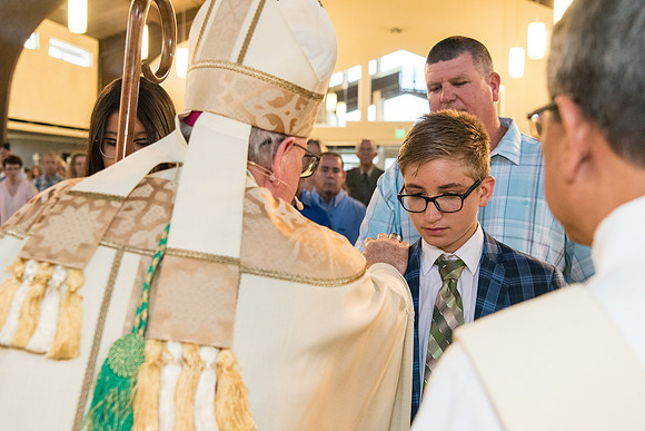 Confirmations at St. Vincent de Paul, Wildwood 1089