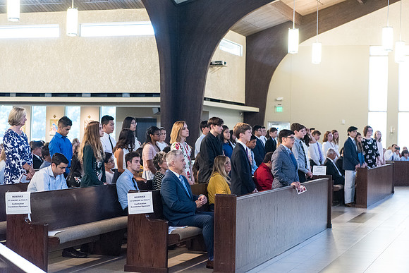 Confirmations at St. Vincent de Paul, Wildwood 1048