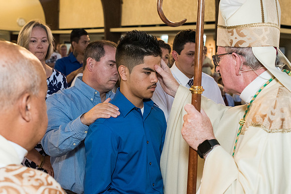Confirmations at St. Vincent de Paul, Wildwood 1216
