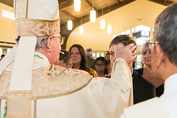 Confirmations at St. Vincent de Paul, Wildwood 1078