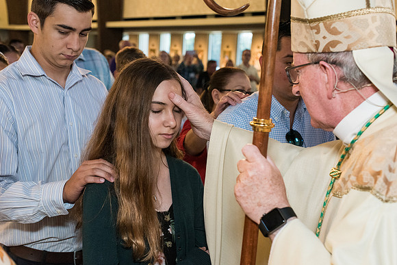 Confirmations at St. Vincent de Paul, Wildwood 1208