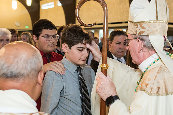 Confirmations at St. Vincent de Paul, Wildwood 1185