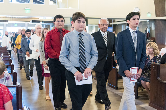 Confirmations at St. Vincent de Paul, Wildwood 1002