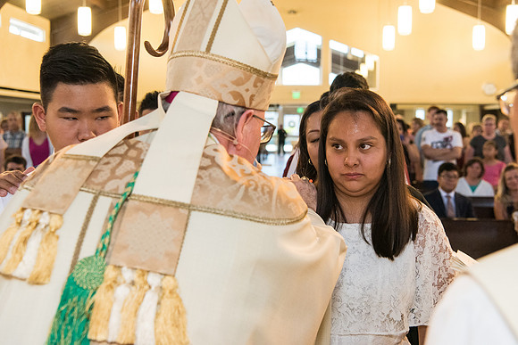 Confirmations at St. Vincent de Paul, Wildwood 1091