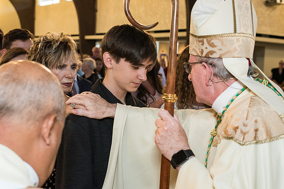 Confirmations at St. Vincent de Paul, Wildwood 1198