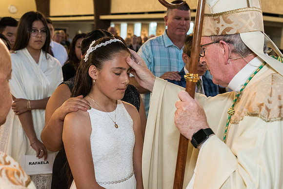 Confirmations at St. Vincent de Paul, Wildwood 1210