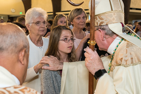 Confirmations at St. Vincent de Paul, Wildwood 1188