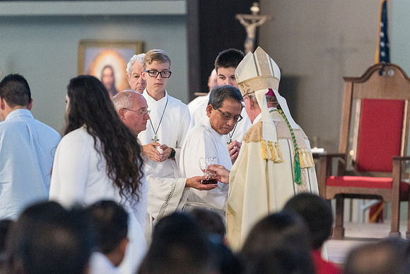 Confirmations at St. Vincent de Paul, Wildwood 1222