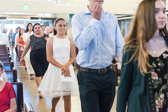 Confirmations at St. Vincent de Paul, Wildwood 1018