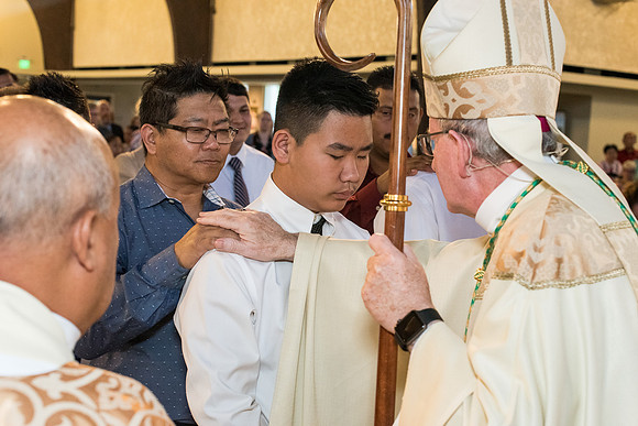 Confirmations at St. Vincent de Paul, Wildwood 1215