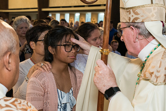 Confirmations at St. Vincent de Paul, Wildwood 1204