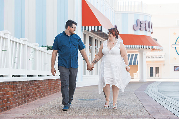 Disneys-Boardwalk-Engagement-Session-Starr-and-Marcus 1022BW
