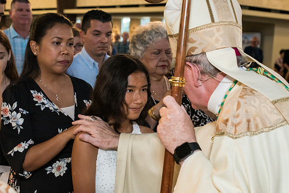 Confirmations at St. Vincent de Paul, Wildwood 1207